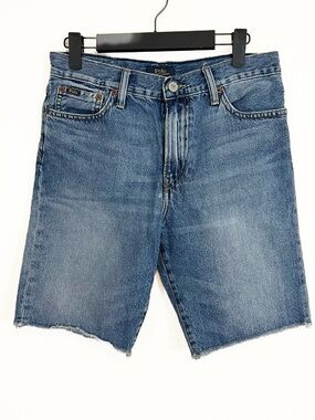 Polo Ralph Lauren Denim Cut Off Jeans Shorts Mens Size 28
